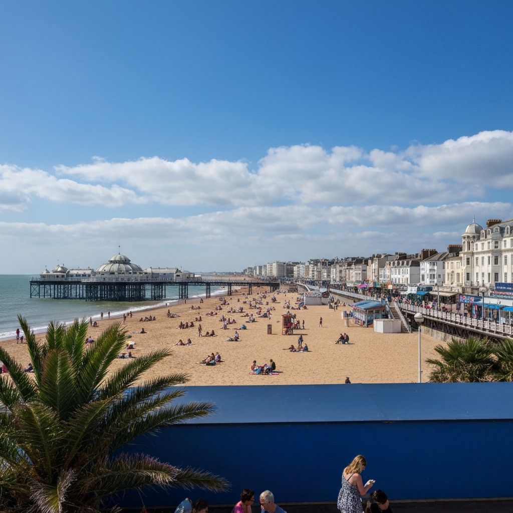 ブライトンの海辺の風景